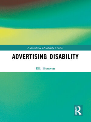 cover image of Advertising Disability